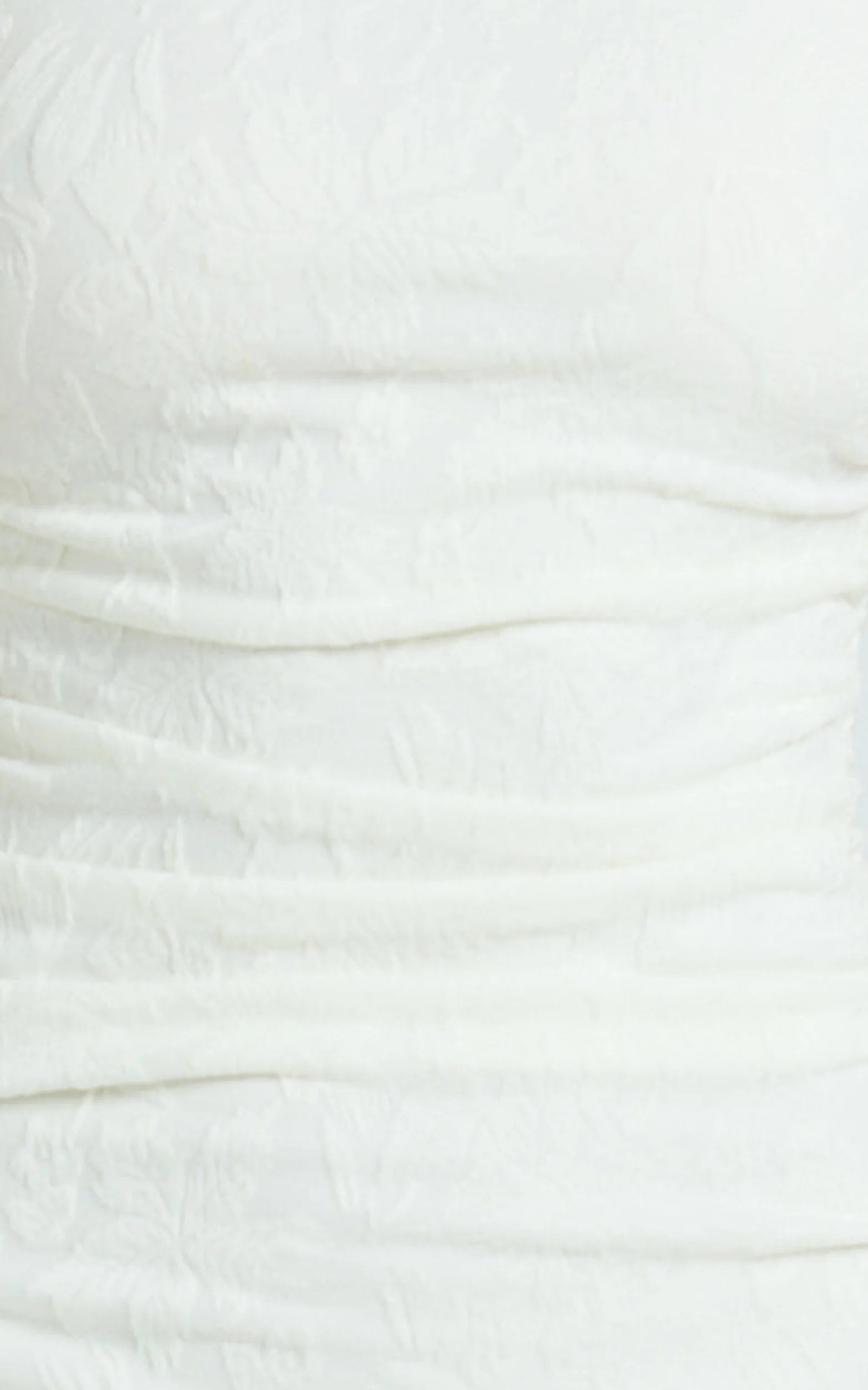 Kayrene Maxi Dress - Short Sleeve Jacquard Dress in Cream
