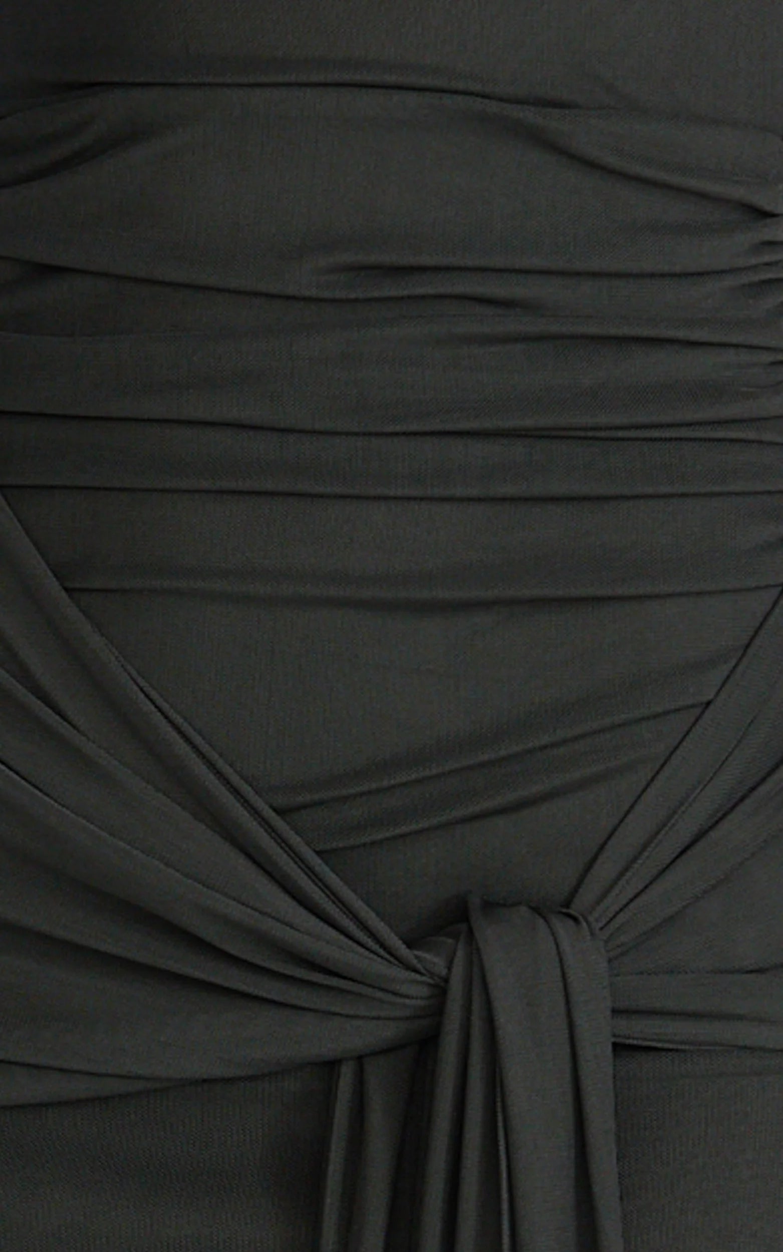 Nicolette Maxi Dress - Cape Sleeve Off Shoulder Dress in Black