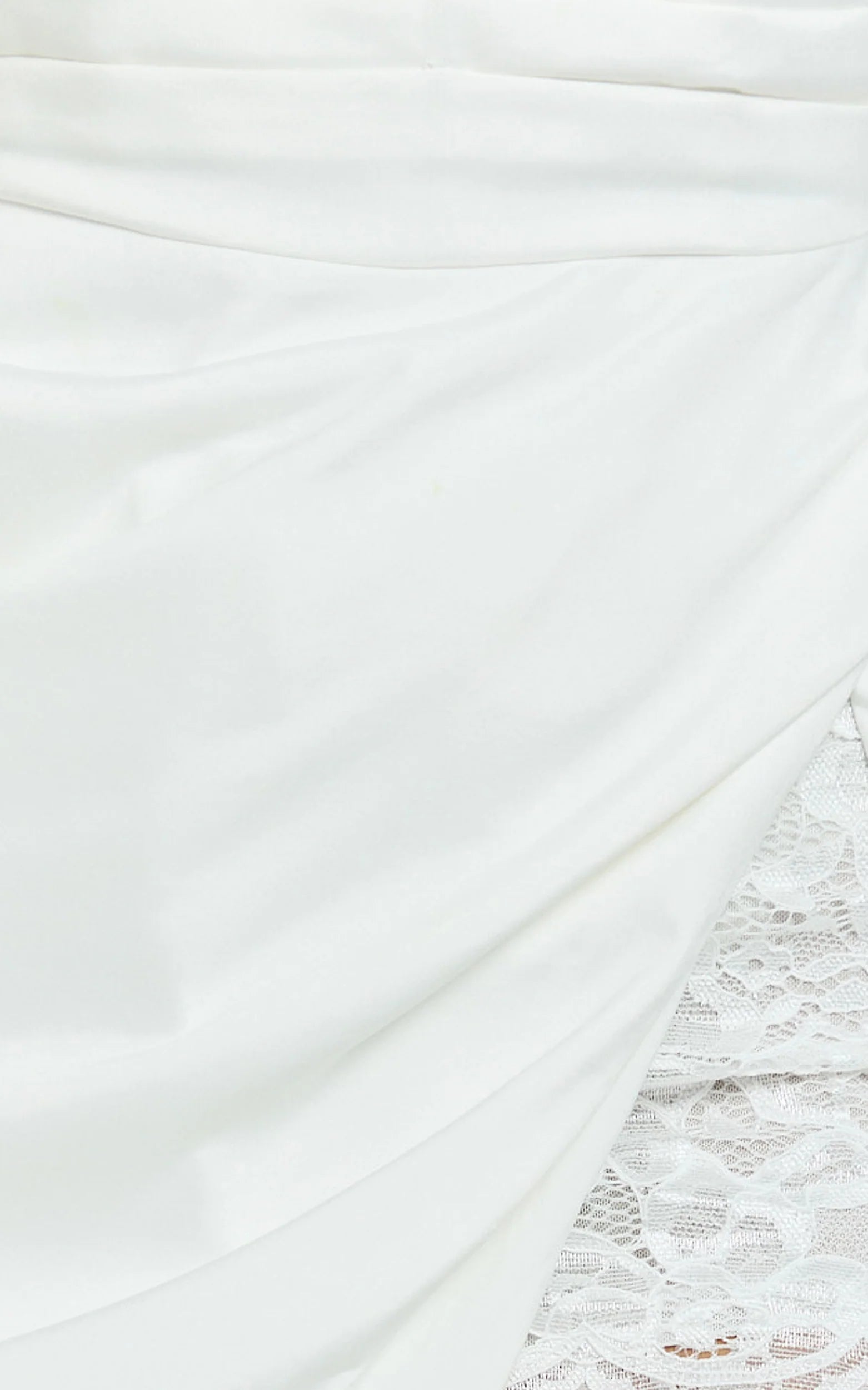 Bianca Maxi Dress - Strapless Fit And Flare Dress in Ivory
