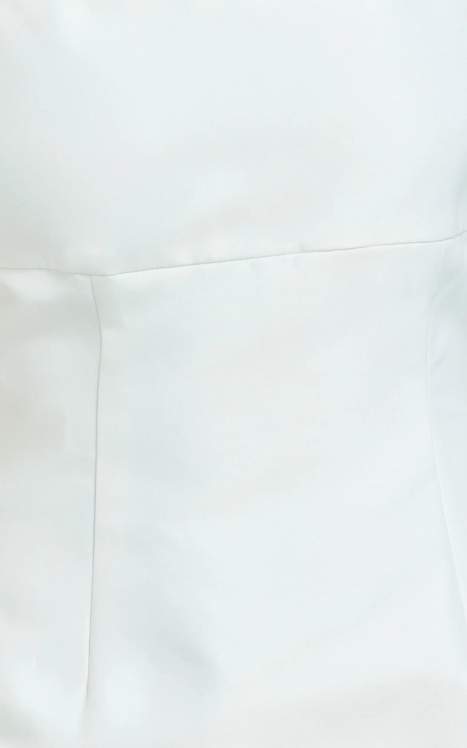 Alegra Mini Dress - Square Neck Fit And Flare Dress in Ivory