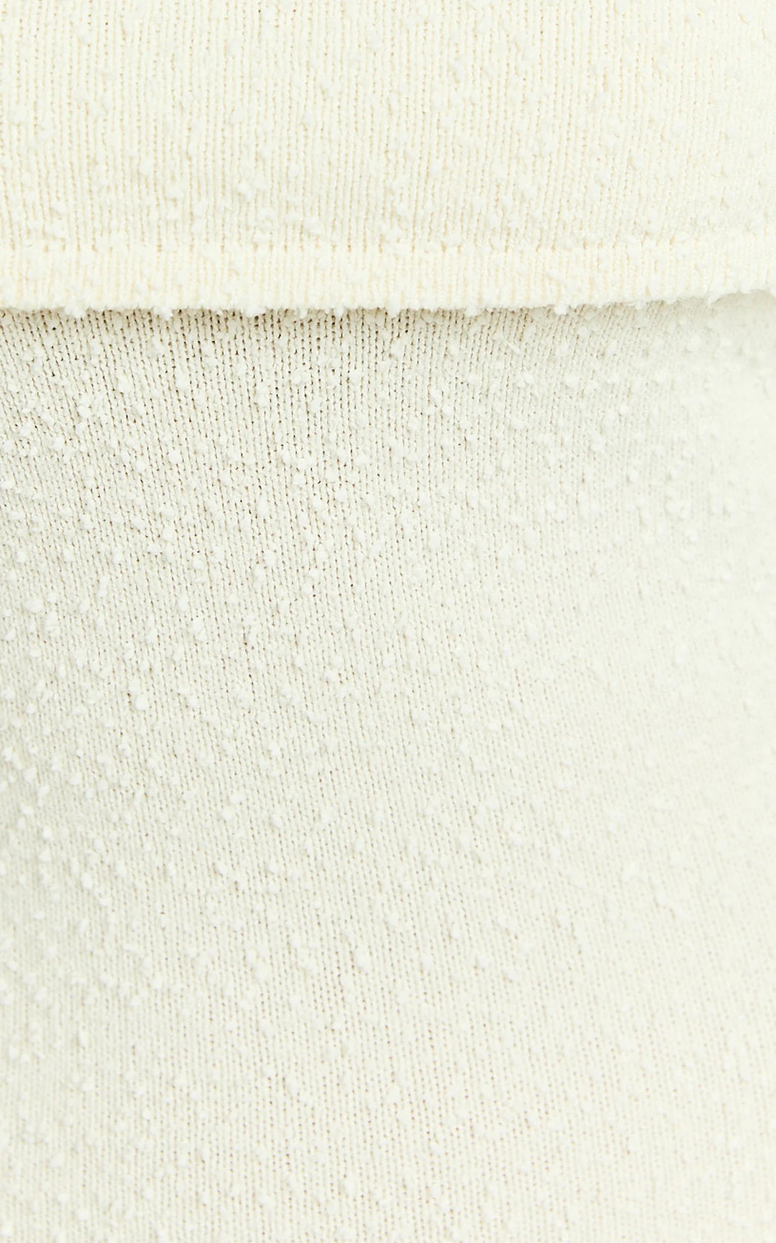 Pietra Maxi Dress - Knit Off Shoulder Dress in Cream
